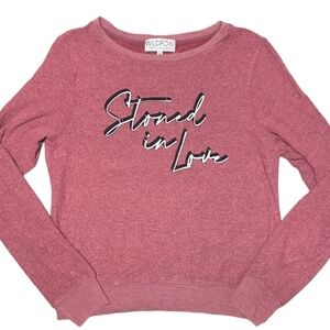 Wild Fox Stoned In Love Sweatshirt Size Small NWT